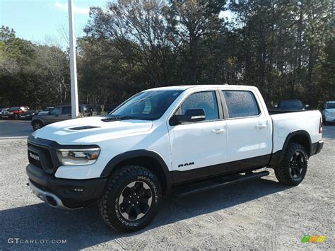 2019 Bright White Ram 1500 Rebel Crew Cab 4x4 131807357 Photo 6