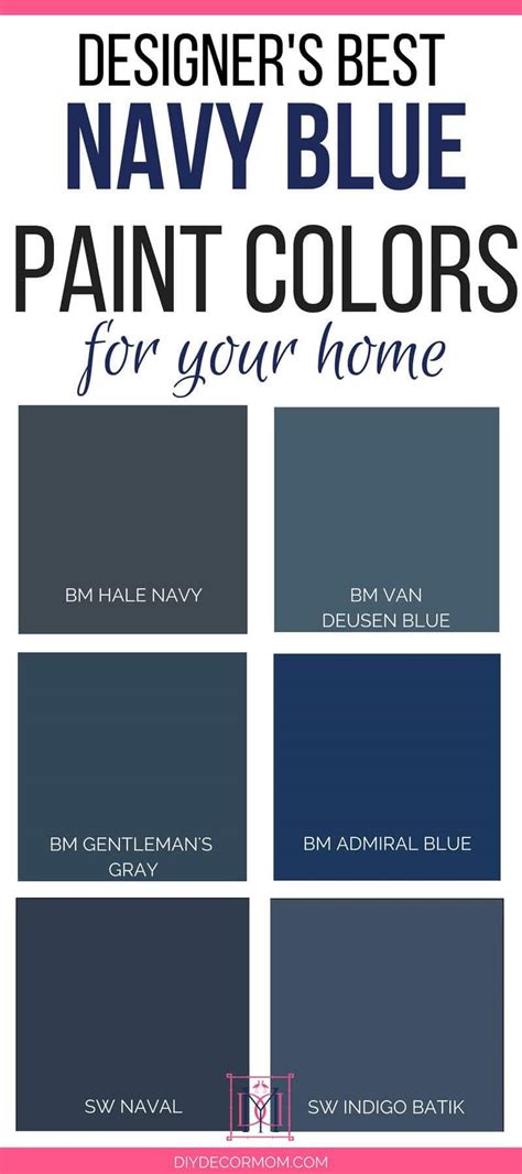 Best Navy Paint Colors Designers Share 6 Failproof Paint Colors