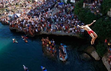 The Mostar Bridge Jumping Festival. Visit our website: www ...