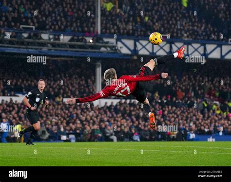 Manchester United S Alejandro Garnacho Scores Their Side S First Goal Of The Game With An