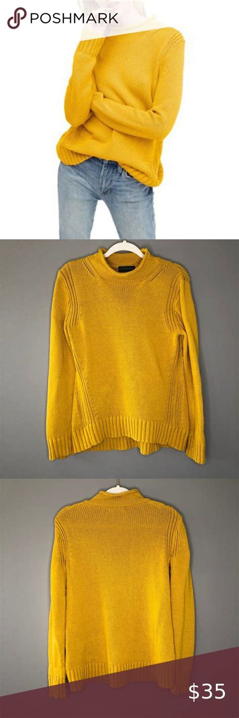 J Crew • 1988 Rollneck Cotton Knit Sweater