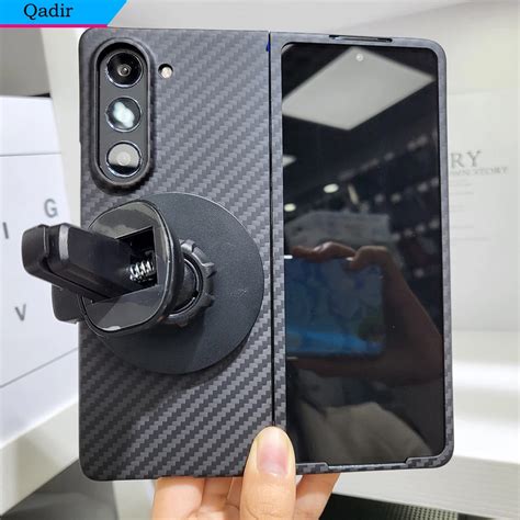 Qadir Funda De Fibra De Carbono Para Samsung Galaxy Fold Carcasa