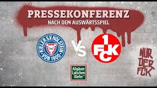 Pressekonferenz Nach Dem Ausw Rtsspiel Bei Holstein Kiel By Fc