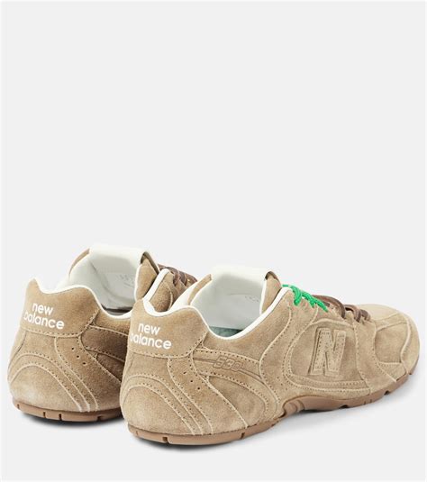 X New Balance Sl Suede Sneakers In Brown Miu Miu Mytheresa