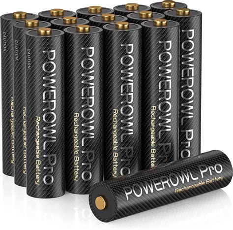 Powerowl Piles Aaa Rechargeables Pro Haute Capacit Mah Batterie