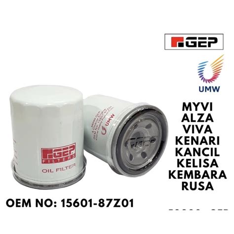 Perodua Myvi Alza Viva Kancil Kelisa Kenari Kembara Rusa Oil Filter Gep