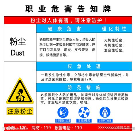 粉尘告知卡设计图psd分层素材psd分层素材设计图库昵图网