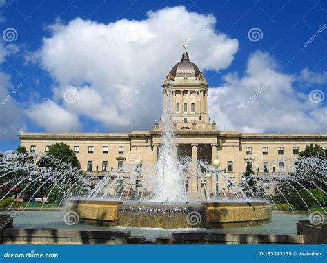 Winnipeg Manitoba Provincial Legislative Assembly Building With