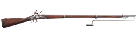 Us Springfield Model 1816 Flintlock Musket With Bayonet Rock Island