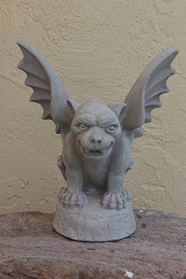 Winged Concrete Gargoyle Outdoor Garden Decor Sculpture Patio Gothic