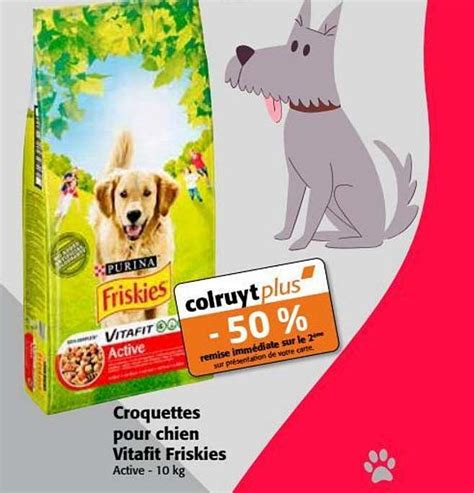 Offre Croquettes Pour Chien Vitafit Friskies Chez Colruyt