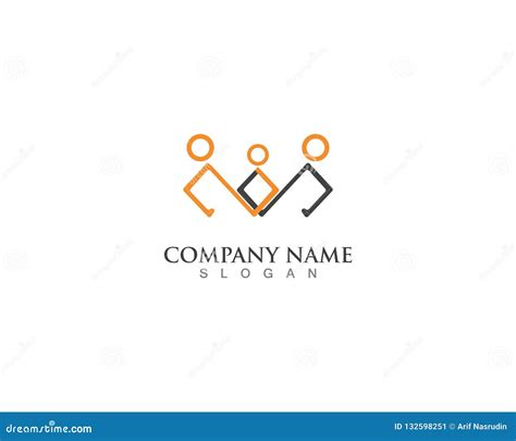 People Connected Logo Template Vector Stock Illustration - Illustration of marketing, design ...