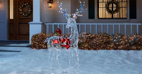 Home Depot Is Selling A 6 Foot Iridescent Reindeer You Can Put In Your