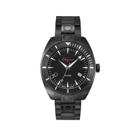 Buy Salvatore Ferragamo Analog Black Dial Men Watch Sfmg Online