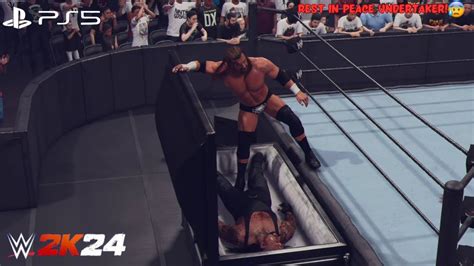 WWE 2K24 Triple H VS Undertaker Casket Match PS5 4K Gameplay