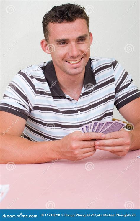 Man Playing Cards Royalty Free Stock Photos Image 11746828