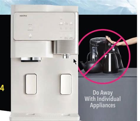 Introducing The Glacier W Hot Cold Water Dispenser Ice Maker Novita SG