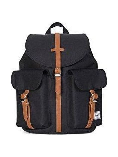 Dawson Womens Backpack Black Tan Synthetic Leather Walmart