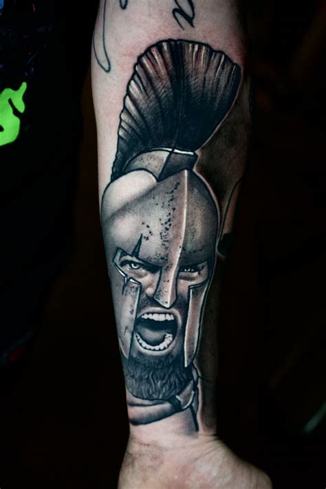 300 Spartan Tattoo Spartan Tattoo Tattoos Portrait Tattoo