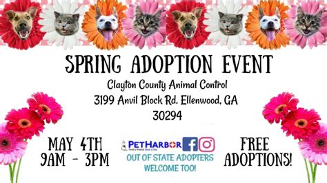 Clayton County Animal Control Spring Adoption Event - Clayton County, Georgia