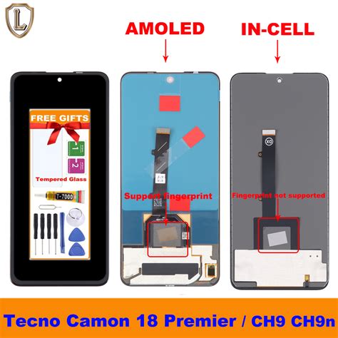 Tested Amoled Original Lcd For Tecno Camon Premier Ch Ch N Lcd