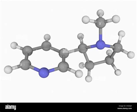 Nicotine Molecule Hi Res Stock Photography And Images Alamy