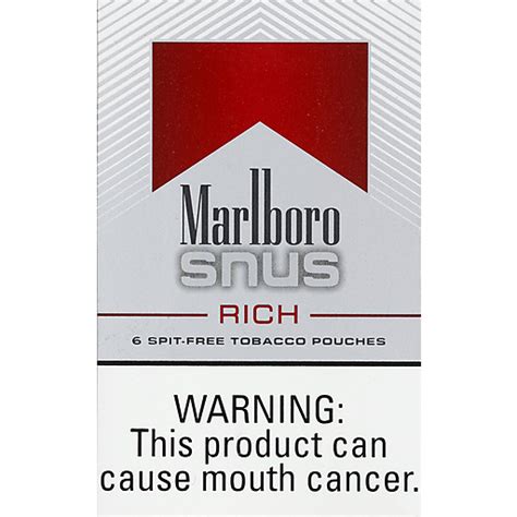 Marlboro Snus Rich Foil Pack Tobacco Hays