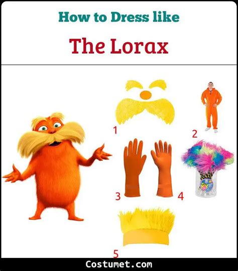 The Lorax's Costume for Halloween