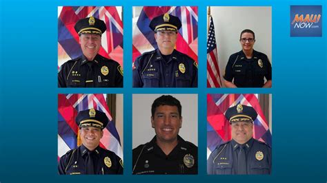 Six Maui Police Sergeants Promoted To Rank Of Lieutenant Maui Now