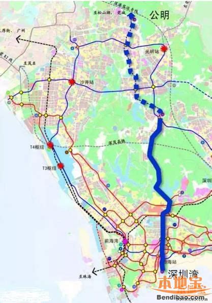 深圳地铁13号线（最新消息线路图站点开工） 深圳本地宝