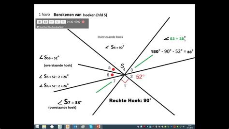 Berekenen Van Hoeken Havo Vwo Youtube