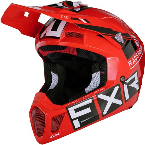 Fxr Motocross Helm Clutch Cx Pro Rot Schwarz Maciag Offroad