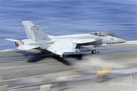 An Fa 18e Super Hornet Launches Photograph By Stocktrek Images Pixels