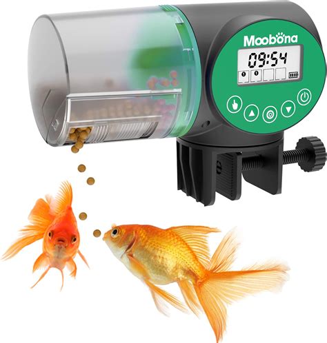 Comedero automático para peces dispensador eléctrico de alimentos para