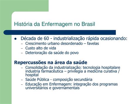 PPT História da Enfermagem no Brasil PowerPoint Presentation free