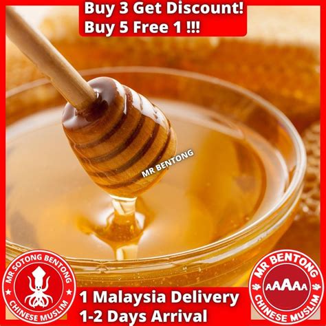 Mr Bentong Honey Madu Asli Hutan Pure Honey 野蜜蜂蜜 Tualang Kelulut Royale