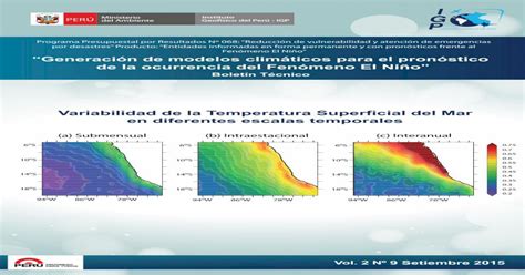 Variabilidad De La Temperatura Superficial Del Mar En Ppr El