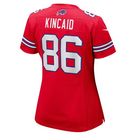 Women's Buffalo Bills Dalton Kincaid Nike Red Alternate Game Jersey