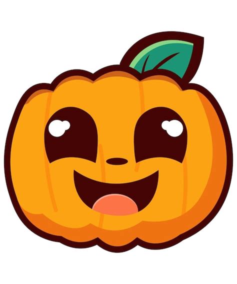 Premium Vector Cute Halloween Pumpkin Clipart