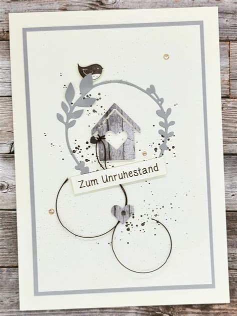 A Card With The Words Zum Uninstand And An Image Of A Bird