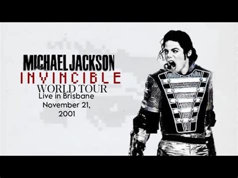 Michael Jackson Invincible World Tour Live In Brisbane November