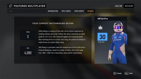 Forza Motorsport Multiplayer Explained Qualifier Series Ratings