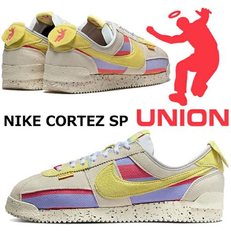 楽天市場NIKE CORTEZ SP UNION white lemon forest grey fog dr1413 100 ナイキ