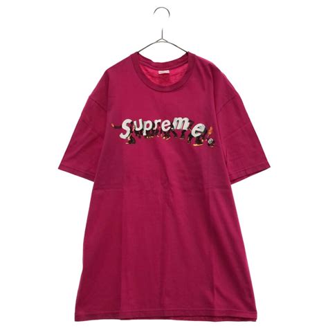 Supreme Supreme シュプリーム 21ss S Ape Tee エイプtシャツ ロゴプリント ピンクの通販 By Bring