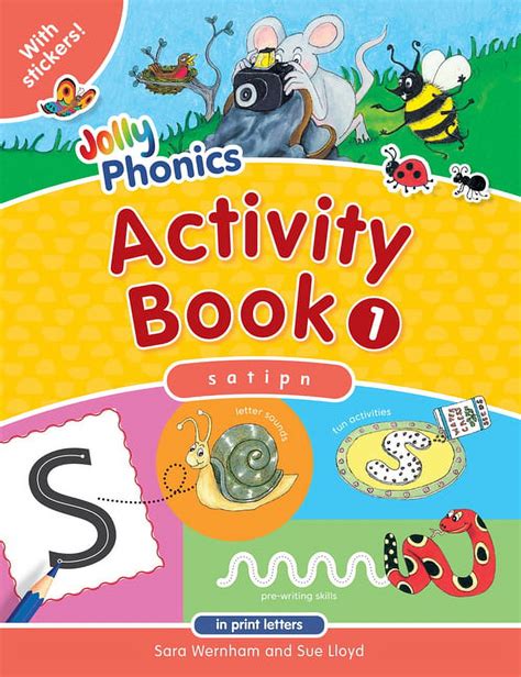 Jolly Phonics Activity Books Set 1 7 Jolly Phonics Activity Book 1 In Print Letters American