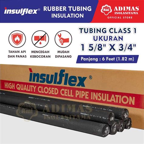 Jual Insulflex Tube X Inch Insulasi Pipa Panjang Meter