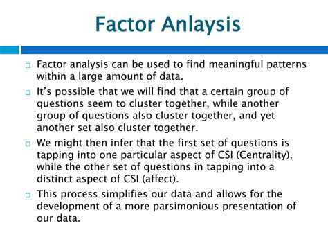 Ppt Exploratory Factor Analysis In Mplus Powerpoint Presentation