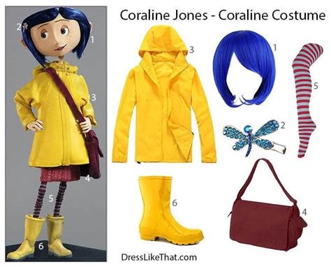 Pin By Rebecca Worthington On Halloween Coraline Costume Coraline