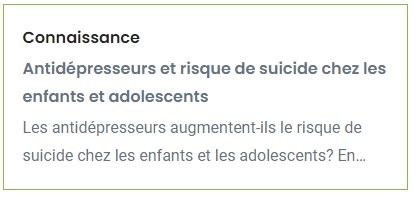 Comprendre le sens de la détresse des enfants à risque suicidaire pour