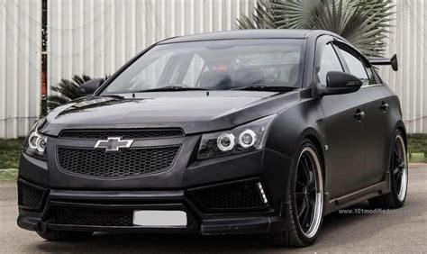 Modified Chevrolet Cruze Matte Black